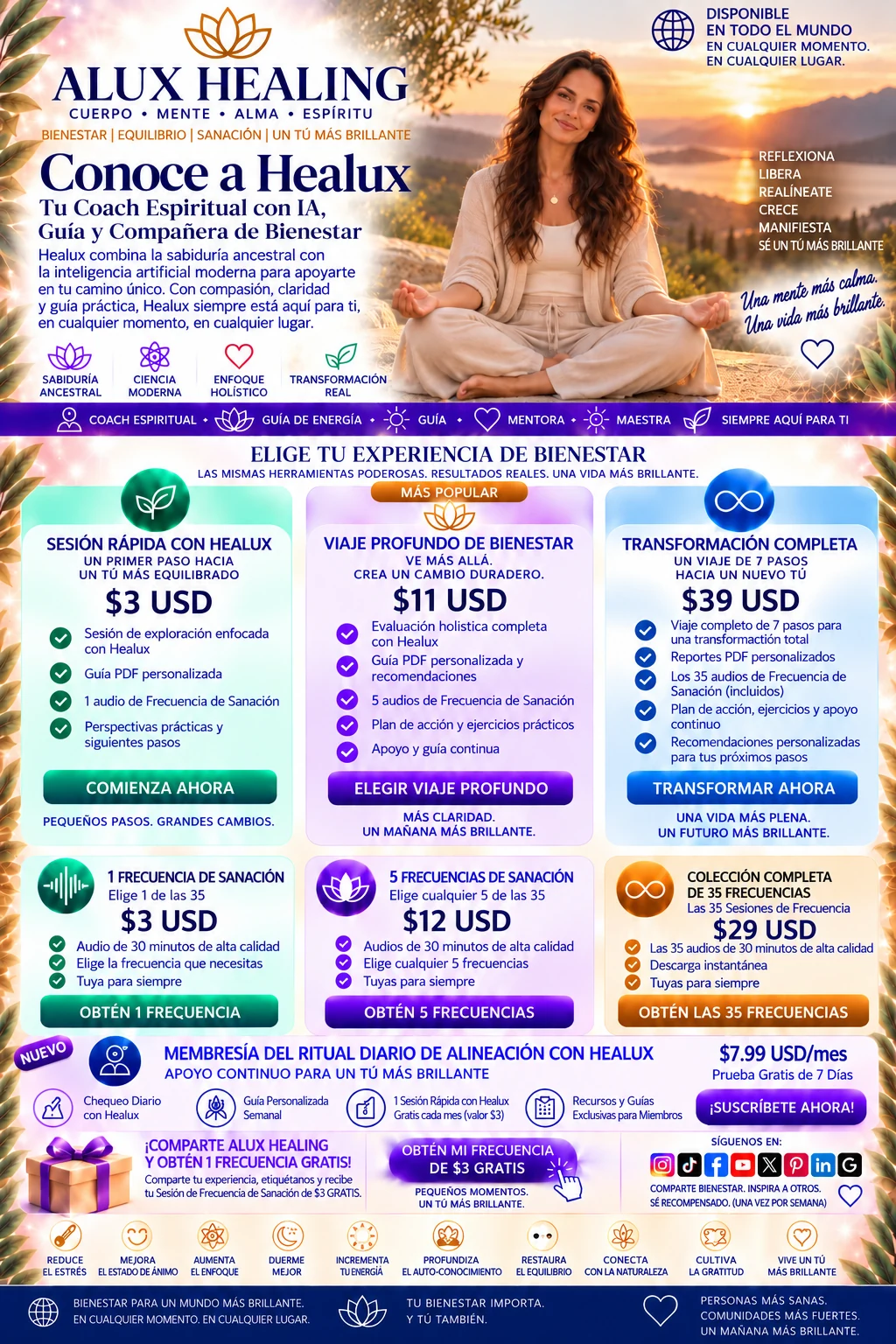 Alux Healing poster principal